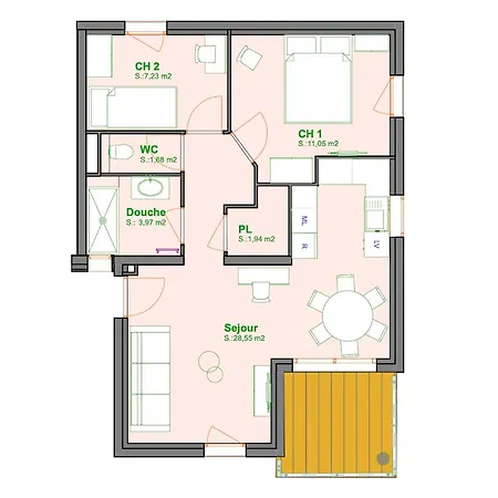 Bastidon De L'olivaie شقة باندول